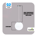 LAMPARA COLGANTE VALERIA LUX GOLD LED