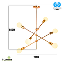 LAMPARA COLGANTE AFORIEL GOLD LED