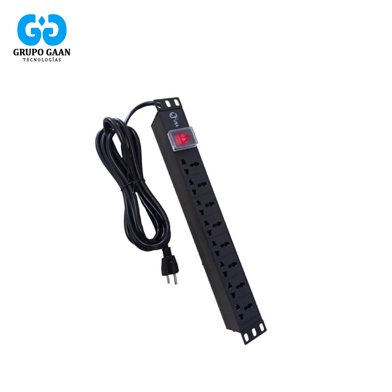 POWER RACK DE 08 TOMAS IMPORTADO - PDU