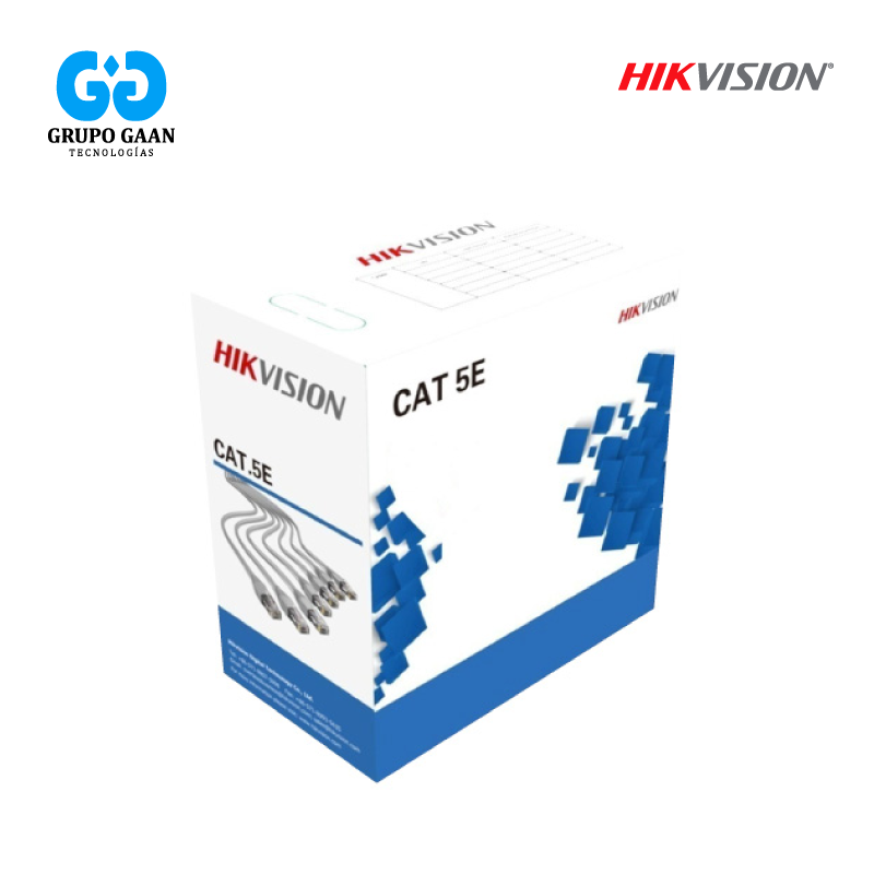 HIKVISION - CABLE UTP 4 PARES CAT 5E  * ROLLO 305M - DS-1LN5E-E/E [JG]