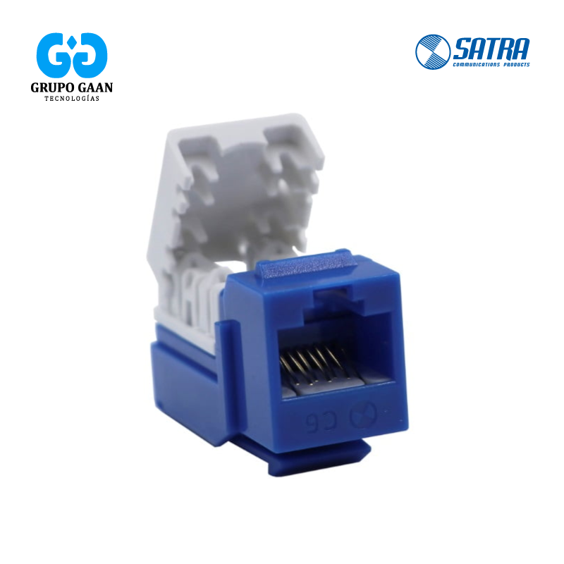 SATRA - JACK MODULAR CAT 6 AZUL
