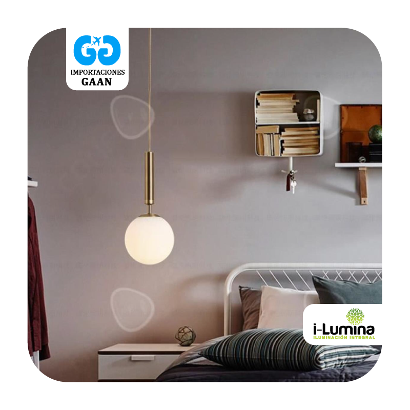 LAMPARA COLGANTE VALERIA LUX GOLD LED
