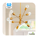 LAMPARA COLGANTE AMOSIEL LED BRONCE