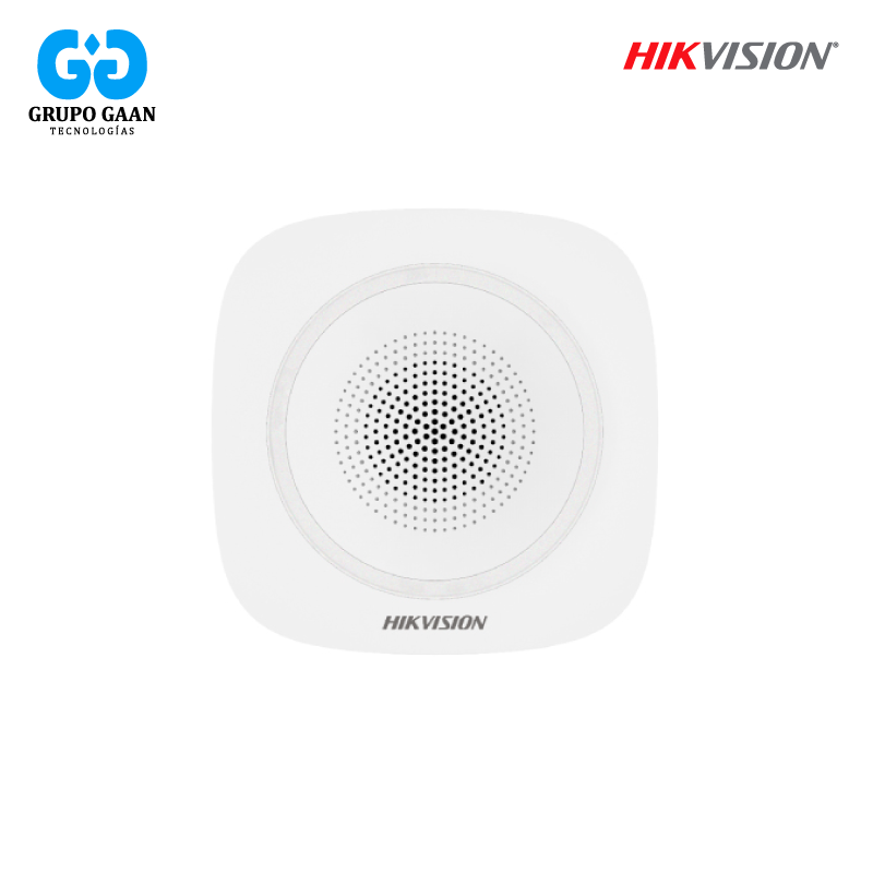 HIKVISION - SIRENA INALAMBRICA INTERIOR (2) - HK-DS-PS1-I-WB