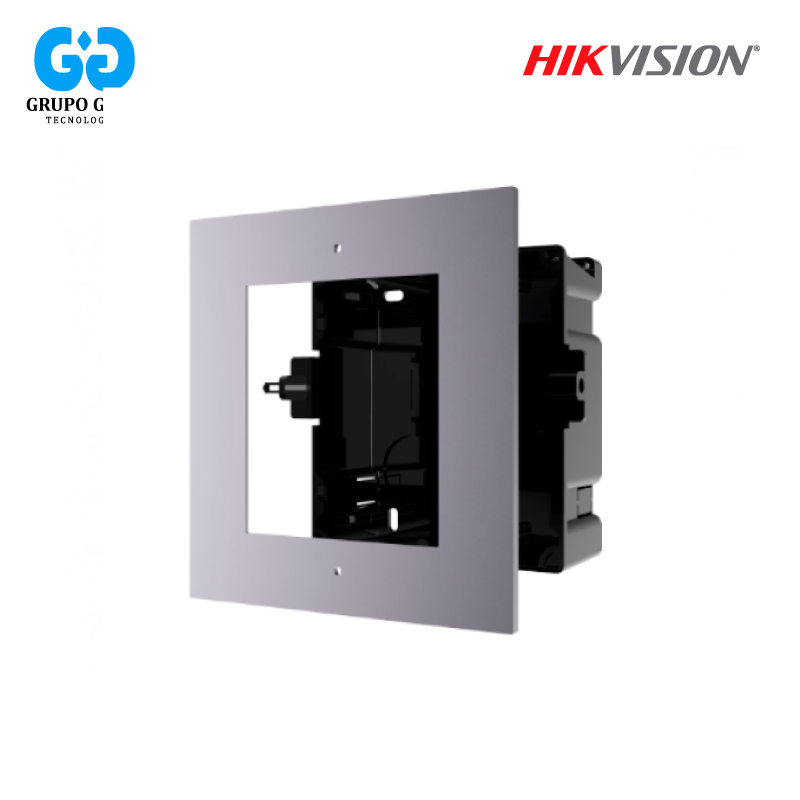 HIKVISION - MONTAJE EMPOTRADO PARA UN MODULO DE VIDEOPORTERO - HK-DS-KD-ACF1/PLASTIC