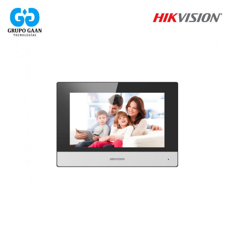 HIKVISION - MONITOR VIDEO PORTERO 7 P/INTERIOR WIFI - HK-DS-KH6320-WTE