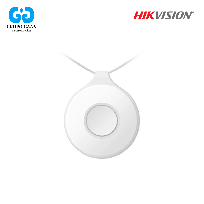 HIKVISION - PULSADOR DE EMERGENCIA PORTATIL INALAMBRICO (2) - HK-DS-PDEBP1-EG2-WB