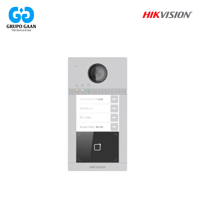 HIKVISION - CAMARA VIDEO PORTERO 4 BOTONES - HK-DS-KV8413-WME1