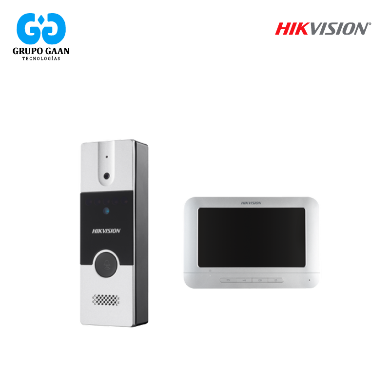 HIKVISION - KIT VIDEO PORTERO ANALOGICO - HK-DS-KIS202T