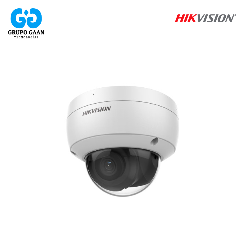 HIKVISION - DOMO IP 2MP ACUSENSE LENTE 2.8MM IR30M - HK-DS2CD2123G2-IU