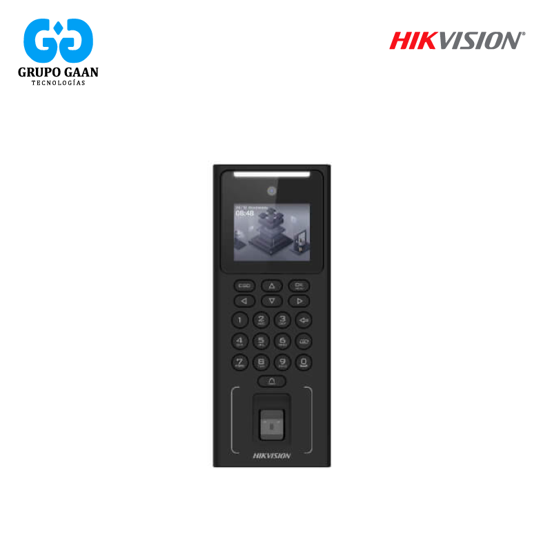 HIKVISION - CONTROL ACCESO ASISTENCIA |500 ROSTROS|3,000 TARJETAS MF|3,000 HUELLAS - HK-DS-K1T321MFX
