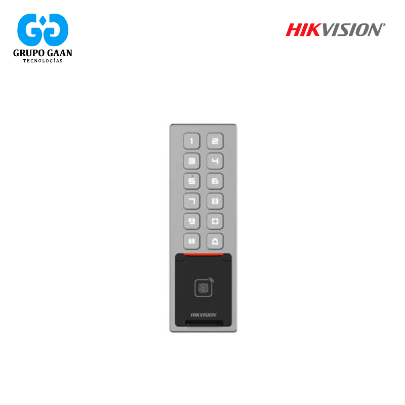 HIKVISION - DS-K1T805MBFWX CONTROL ACCESO 10,000 TARJETAS Y 3,000 HUELLAS - HK-DS-K1T805