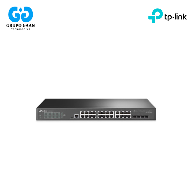 TP-LINK - SWITCH 24P GIGABIT L2+ ADM CON 4 SFP SLOTS - TP-TL-SG3428
