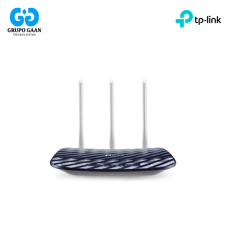 TP-LINK - ROUTER WIFI DOBLE BANDA 2.4-5GHZ 3 ANTENAS - TP-ARCHER-C20