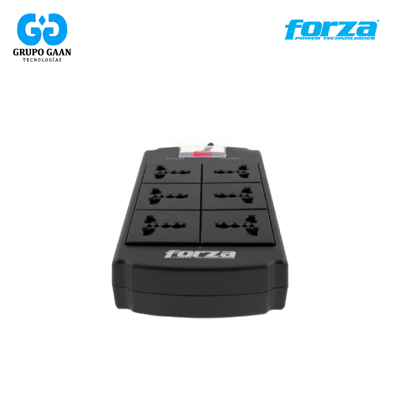 FORZA - SUPRESOR DE PICOS 6 TOMAS NEMA4 - 220V - FZ-FSP-06MN