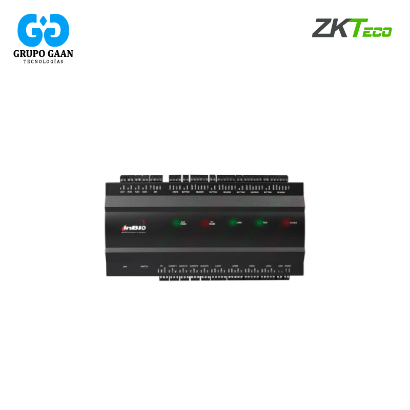 ZKTECO - MODULO C. DE ACCESO P/4 PUERTAS C/CAJA Y FUENTE - ZK-INBIO460