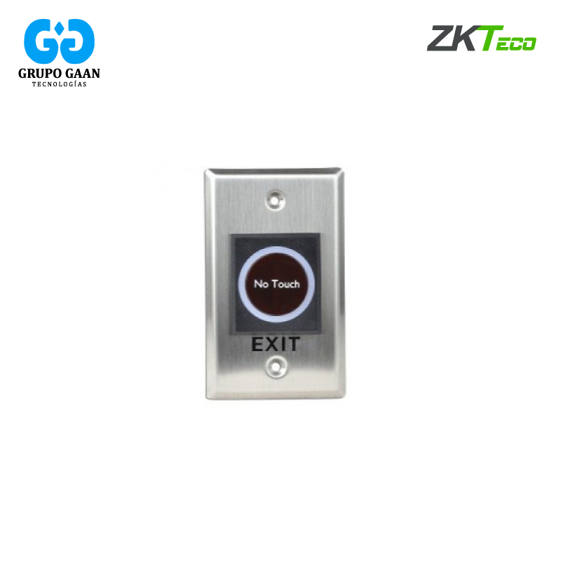 ZKTECO - BOTON DE SALIDA METALICO (2) - ZK-K1-1
