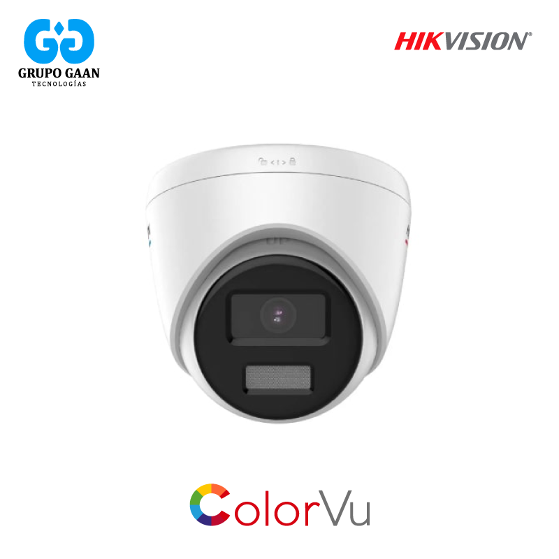 HIKVISION - COLORVU TURRET IP 4MP 2.8MM D-WDR IP67 (2) - HK-DS2CD1347G2-LUF
