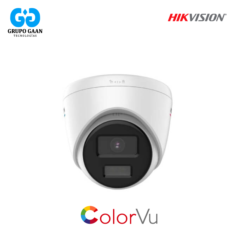 HIKVISION - COLORVU TURRET IP 2MP 2.8MM D-WDR IP67 - HK-DS2CD1327G0-LUF