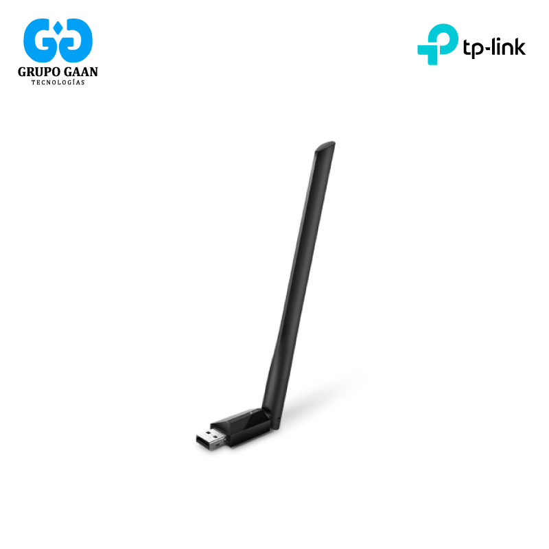 TP-LINK - ADAPTADOR USB WIFI DOBLE BANDA 2.4-5GHZ ANTENA EXTERNA - TP-ARCHER-T2U-PLUS