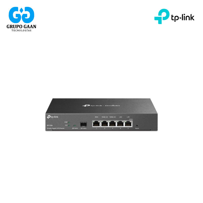 TP-LINK - ROUTER GIGABIT MULTI WAN VPN SAFESTREAM - TP-ER7206