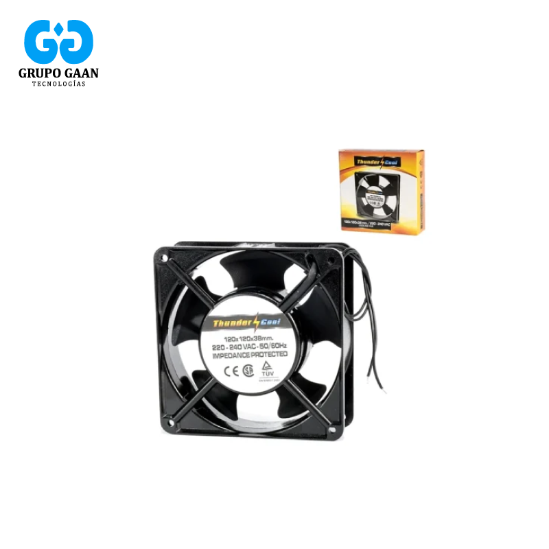 VENTILADORES  KIT DE  02  THUNDER COOL PARA GABINETE NACIONAL
