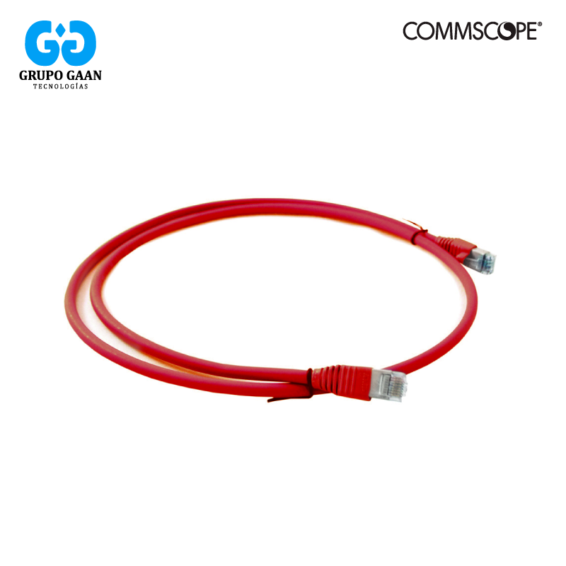 COMMSCOPE - PATCH CORD ROJO CAT 6A 3 MTS - 1711819-1 [JG]