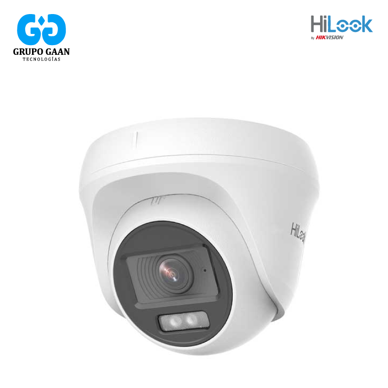 HILOOK - 2MP DUAL LIGHT AUDIO INDOOR FIXED DOMO CAMARA - THC-T127-LPS