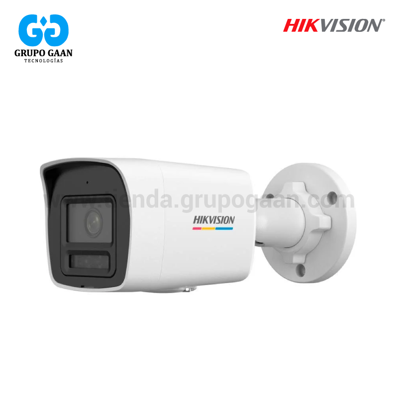 HIKVISION - COLORVU TUBO IP 4MP SMART HYBIRD LIGHT 2.8MM IP67 CON IR Y AUDIO - HK-DS2CD1047G2H-LIU