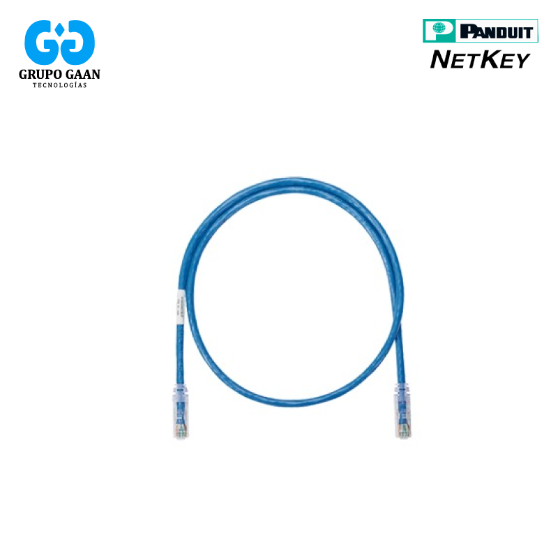 PANDUIT-NETKEY - PATCH CORD DE 3FT CAT 6 EN COLOR AZUL - NK6PC3BUY [MG]
