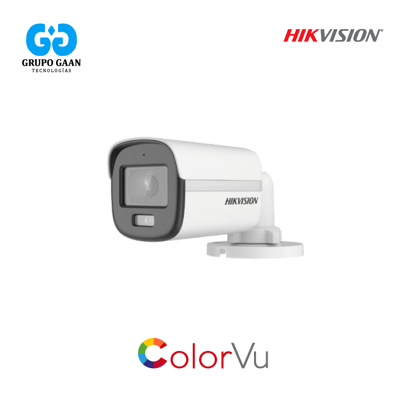 HIKVISION - TUBO 5MP COLORVU LENTE 2.8MM C/ AUDIO (HIBRIDA) - HK-DS2CE10KF0T-LFS