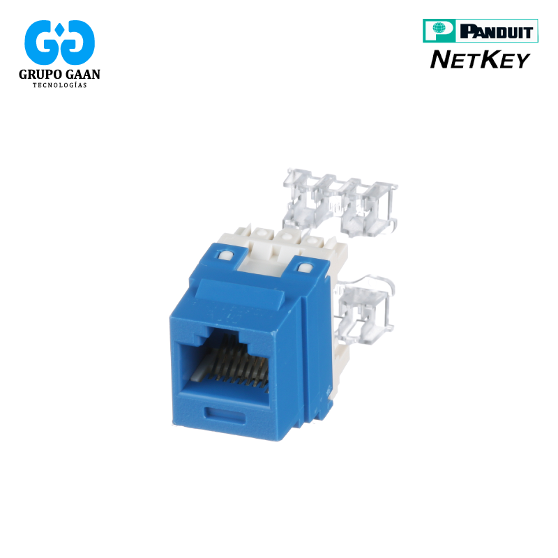 PANDUIT-NETKEY - JACK CAT 6 EN COLOR AZUL - NK688MBU