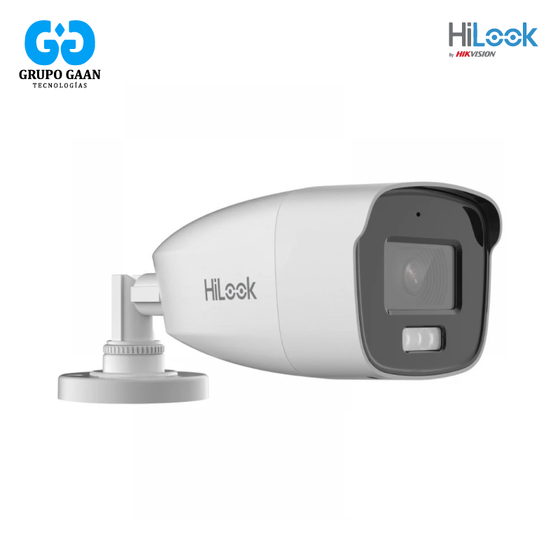 HILOOK - 5MP DUAL LIGHT AUDIO FIXED BULLET CAMARA - HL-THC-B257-LMS 5MP