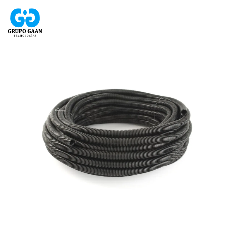 CORRUGADO PCV NEGRO / ABIERTO 1/2 PULG X 100MTS