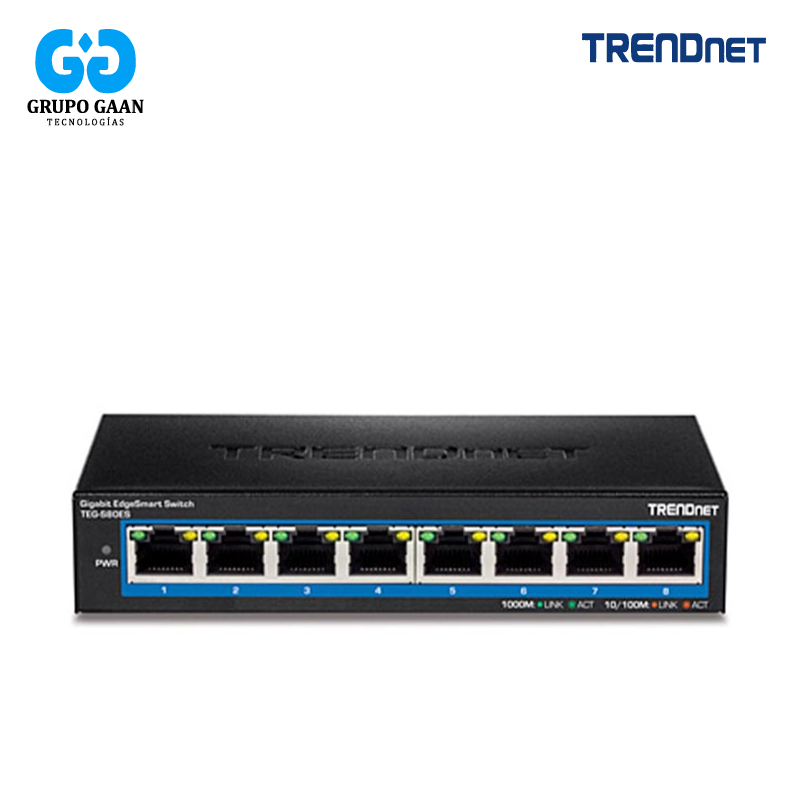 TRENDNET TEG-S80ES - SWITCH 8- PORT GIGABIT GREENnet