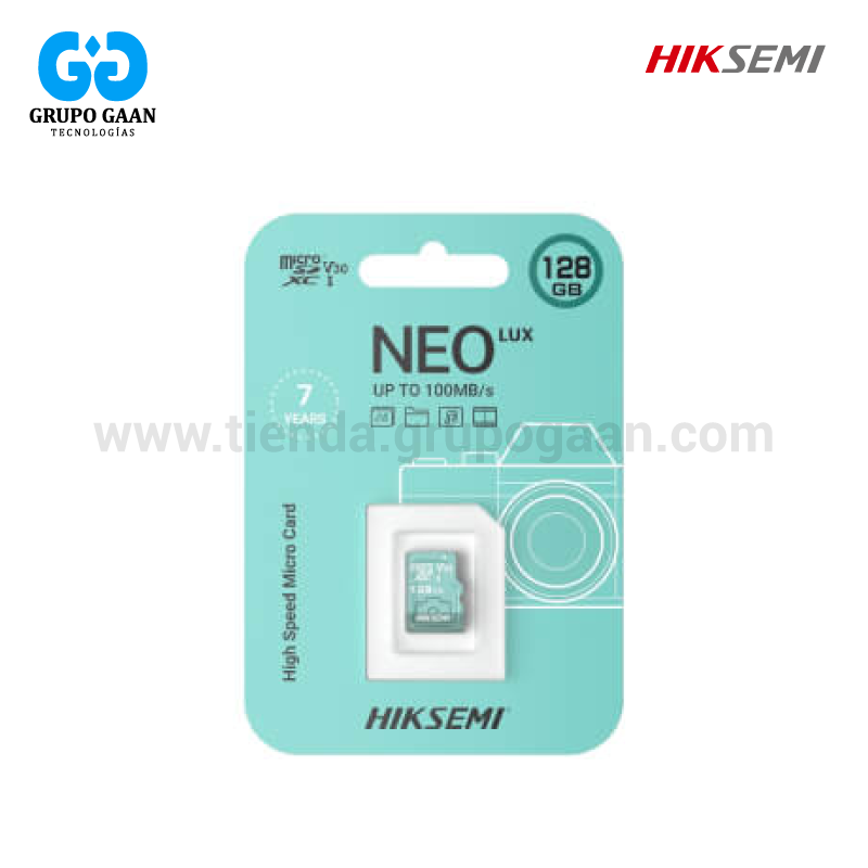 HIKSEMI - MEMORIA MICRO SD 128GB NEO LUX - HK-HS-TF-D3 128GB