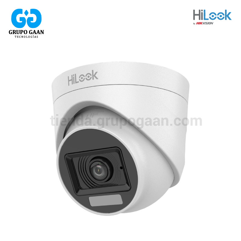 HILOOK – CÁMARA DOMO 3K COLORVU HÍBRIDA C/AUDIO - THC-T157-LPS