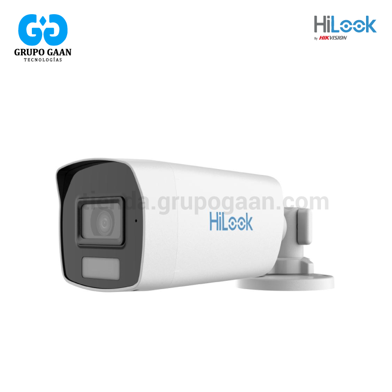 HILOOK – CÁMARA TUBO 2MP COLORVU HÍBRIDA 40M C/AUDIO - THC-B229-LS