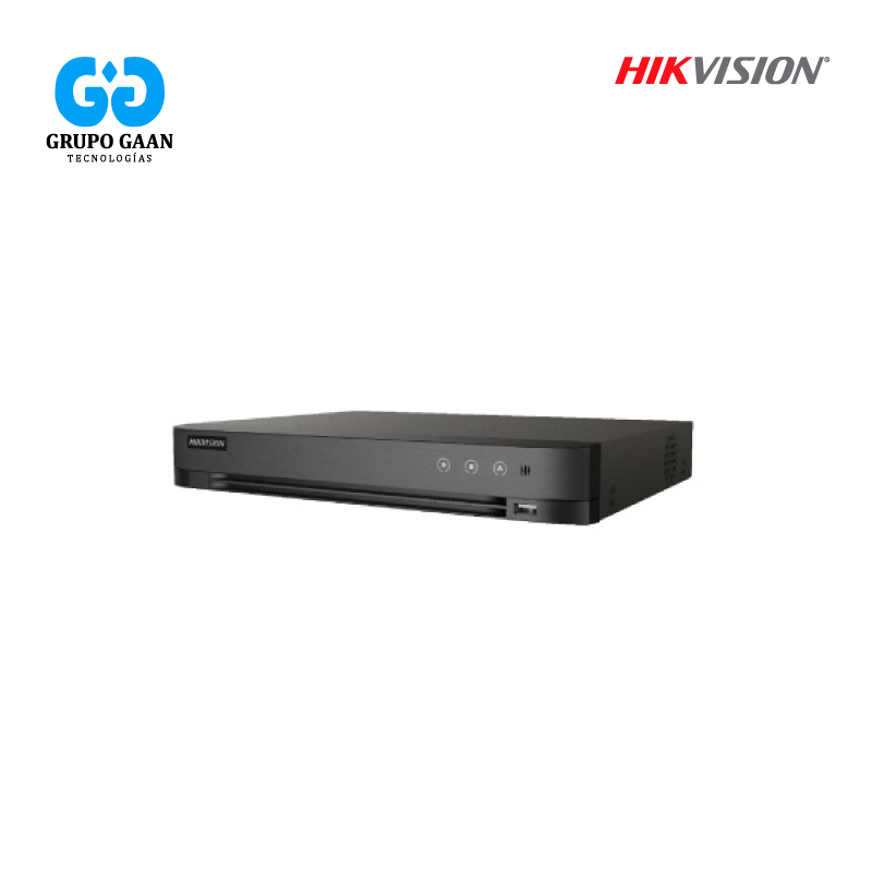 HIKVISION - DVR 4CH ACUSENSE 1080P HDMI 1HDD C/ANALITICA - HK-iDS7204HQHI-M1/XT