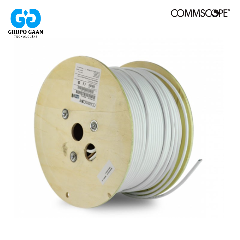 COMMSCOPE - CABLE UTP F/UTP SOLIDO 4P CATEGORIA 6A 23AWG LSZH 60332-1 x ROLLO 305M
