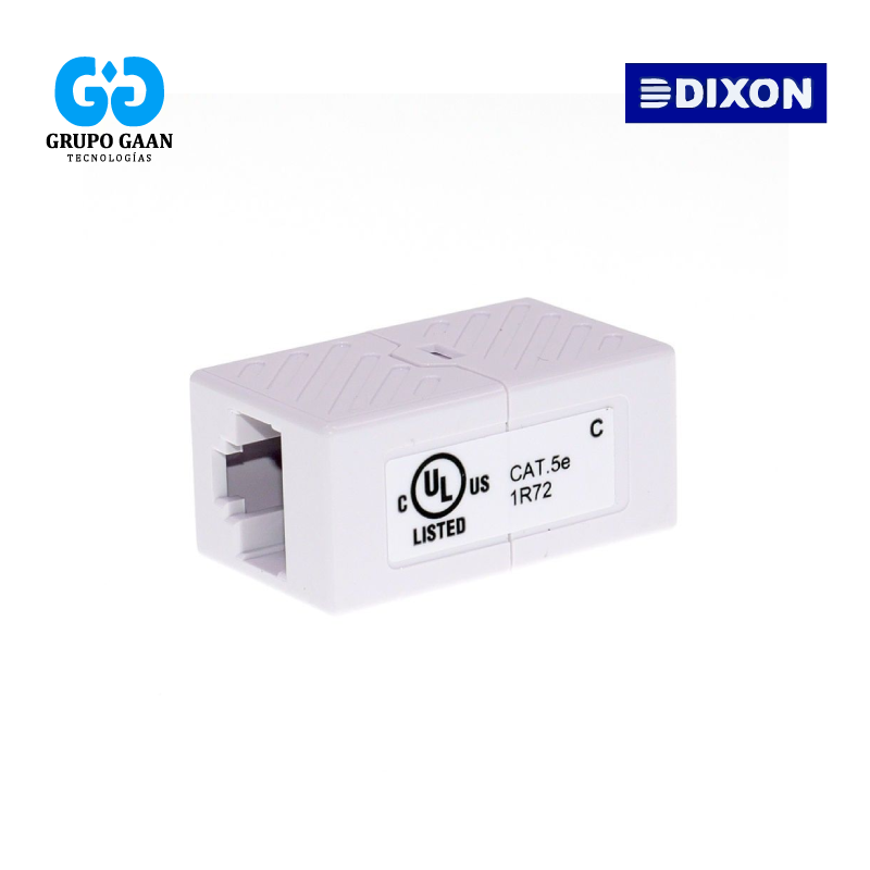 DIXON - ACOPLADOR RJ45/RJ45 CAT 5E BLANCO - JE315A-CE [MG]