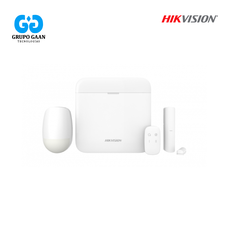 HIKVISION - KIT ALARMA WIFI 48 ZONAS. INCLUYE PANEL, PIR, MAGN Y PULSADOR - HK-DS-PWA48-KIT-WB