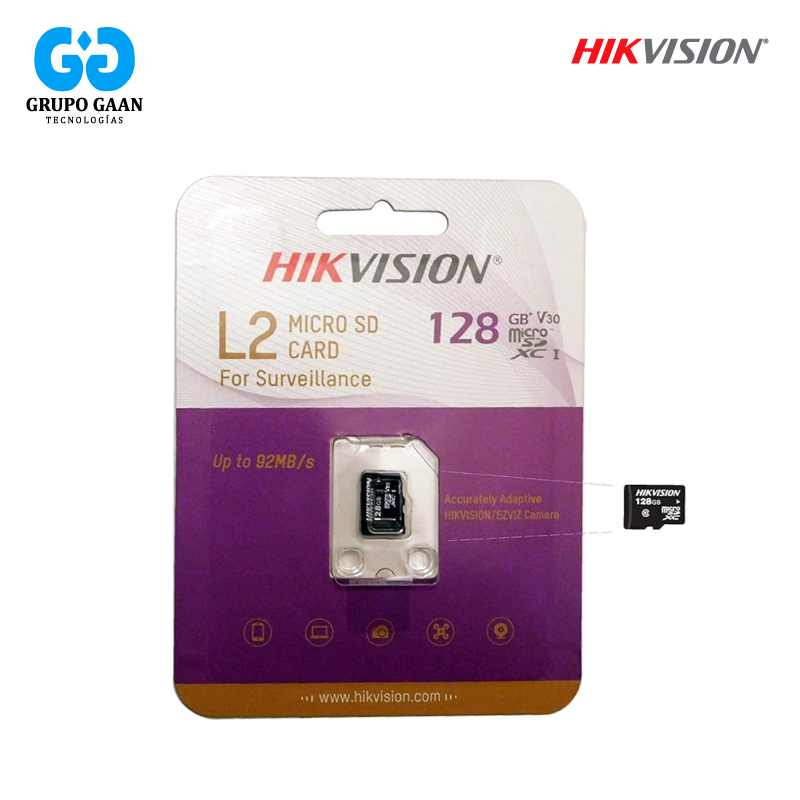 HIKVISION - MICRO SD-HC 128GB 500 USOS - HS-TF-L2 128G [MG]