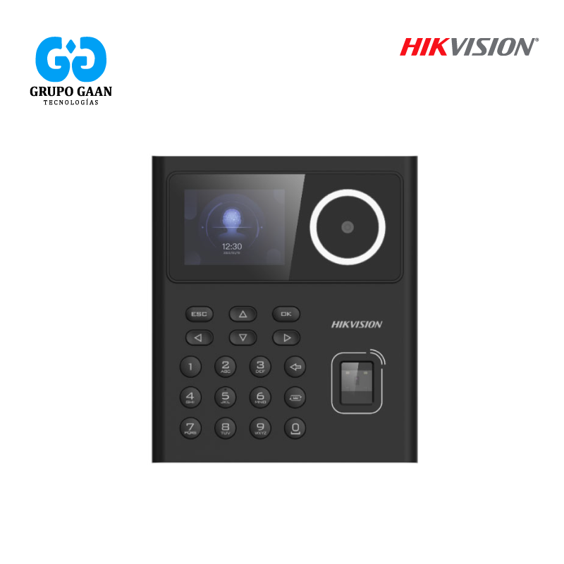 HIKVISION CONTROL ACCESO ASISTENCIA|500 ROSTROS|1,000 TARJETAS MF|1,000 HUELLAS - HK-DS-K1T320MFWX