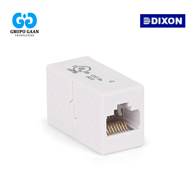 DIXON - ACOPLADOR RJ45/RJ45 CAT.6 BLANCO - JE315A-C6 [MG]