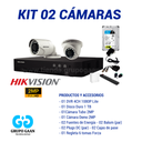 KIT 02 CÁMARAS DE SEGURIDAD - 2MP - HIKVISION