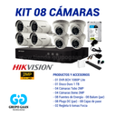 KIT 08 CÁMARAS DE SEGURIDAD - 2MP - HIKVISION