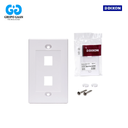 DIXON - FACE PLATE 1 PTO BLANCO - JE317A-V1/WH [JG]