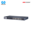 HIKVISION - SWITCH HIKVISION 24 PUERTOS POE - HK-DS-3E0526P-E