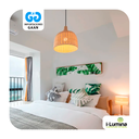 LAMPARA MIMBRE JASMINA 45 X 45